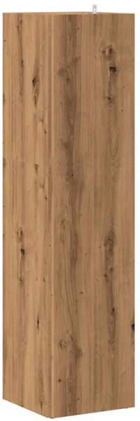 vidaXL Eckregal Artisan-Eiche 33x33x132 cm Holzwerkstoff 856723 Bild 4