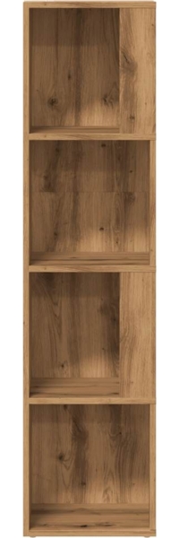 vidaXL Eckregal Artisan-Eiche 33x33x132 cm Holzwerkstoff 856723 Bild 3