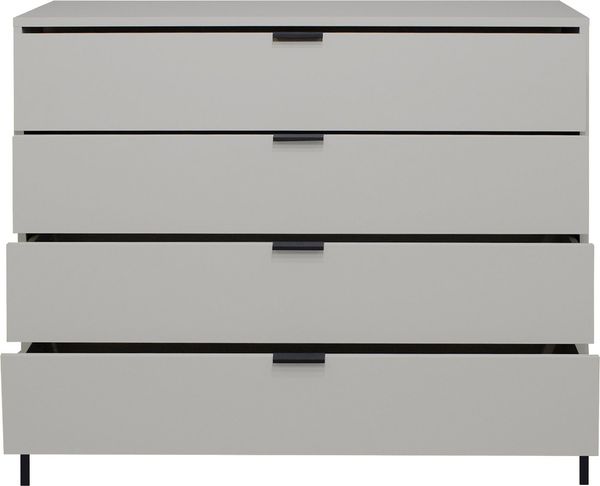 Maeusbacher Bonnie Kommoden Quadrat kreidegrau matt lack BxHxT: 119 x 101 x 45 cm Bild 2