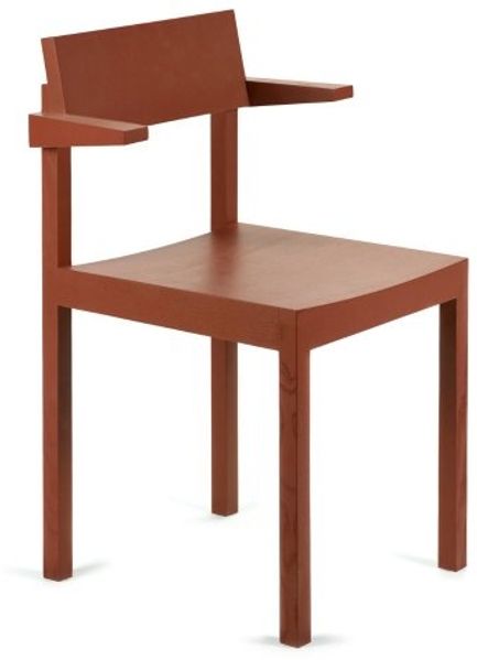 valerie_objects Stuhl Silent Chair Clay With Armrests V9021204