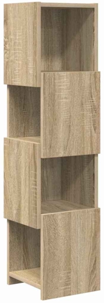 vidaXL Eckschrank Weiß 25,5 x 25 x 102 cm Holzwerkstoff 889807