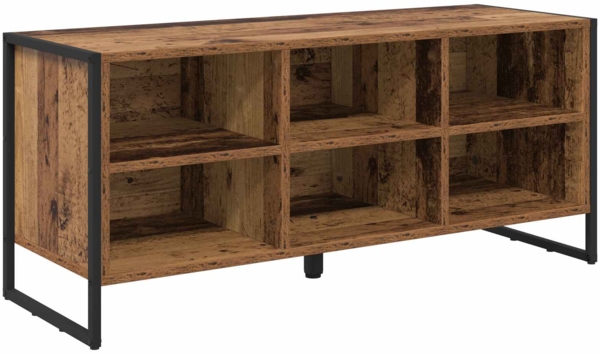 vidaXL Schuhschrank mit Speicher Altholz 60 x 35 x 44 cm Holzwerkstoff 886454