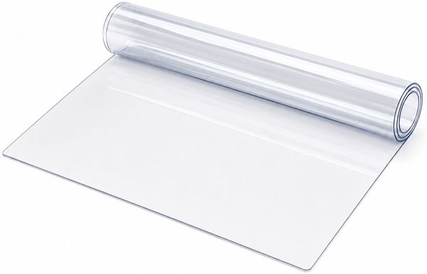 Transparente Tischschutzmatte 2 mm 160x100 cm Transparent – Möbelschutz nach Maß, zuschneidbar, kratzfest, wasserabweisend, für Esstisch, Schreibtisch, Arbeitsplatte, Kommode & Regal