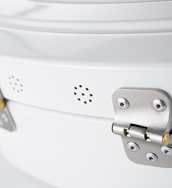 WESCO 236101-74 Brotkasten SINGLE ELLY in WEISS MATT ovales Retro Design / Brotbehälter / Brotbox Bild 4