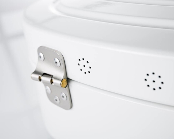 WESCO 236101-74 Brotkasten SINGLE ELLY in WEISS MATT ovales Retro Design / Brotbehälter / Brotbox Bild 3