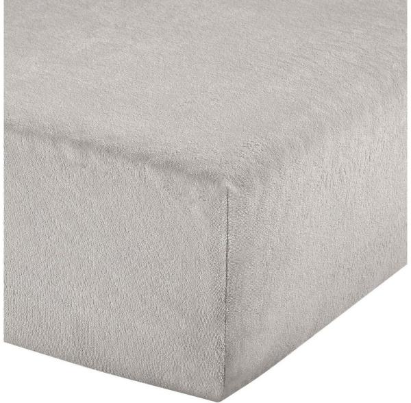 Erwin Müller Spannbettlaken Boxspring-Spannbettlaken "Füssen", Frottee, Gummizug: Rundumgummi, (1 Stück), Frottee-Stretch Uni