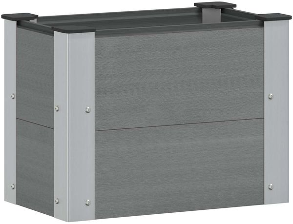 vidaXL Hochbeet Grau 50 x 30 x 36 cm 42039016