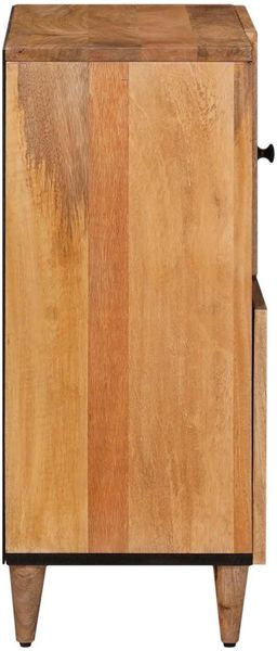 Sideboard, Kommode mit Speicher Natur 80 x 33,5 x 75 cm Massivholz Mango Bild 4