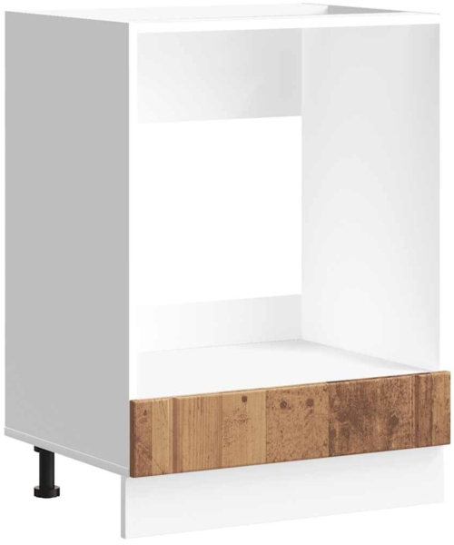 vidaXL Herdumbauschrank Lucca Altholz-Optik Holzwerkstoff 853765