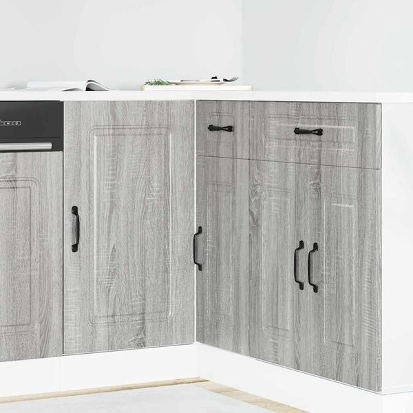 vidaXL Küchenunterschrank Kalmar Grau Sonoma Holzwerkstoff 854324