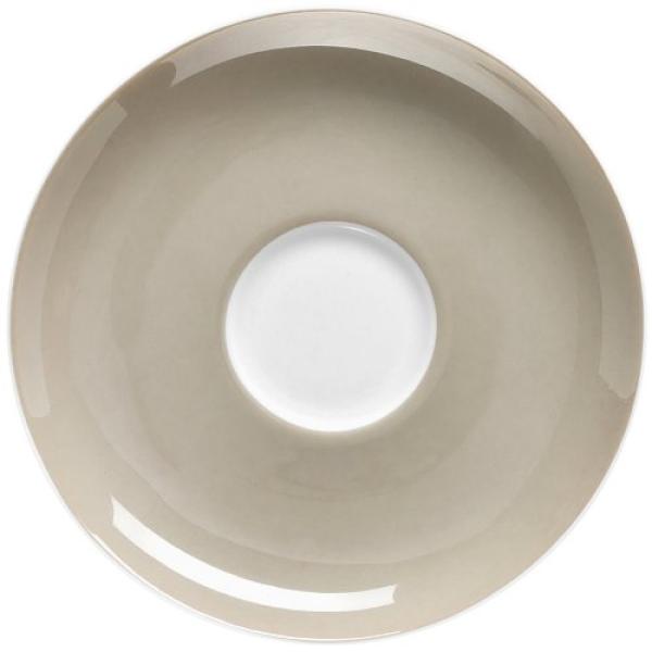 Thomas Sunny Day Untertasse für Espressotasse 80ml, Porzellan, Greige / Grau Beige, Spülmaschinenfest, 12 cm, 14721