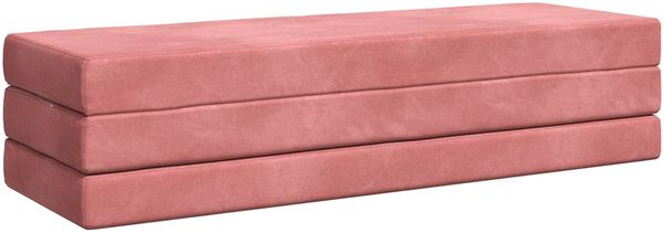 vidaXL Klappsofa Bett 180 x 67 x 45 cm Rosa 900254 Bild 3