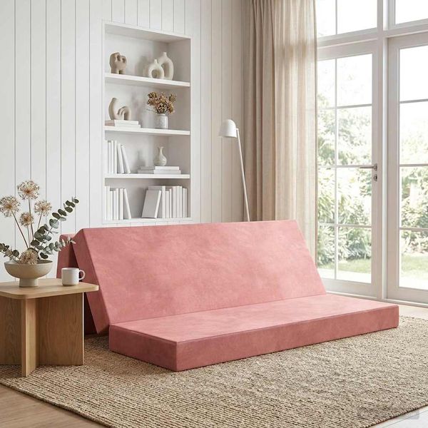 vidaXL Klappsofa Bett 180 x 67 x 45 cm Rosa 900254