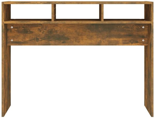 vidaXL Konsolentisch Räuchereiche 105x30x80 cm Holzwerkstoff 815939 Bild 4