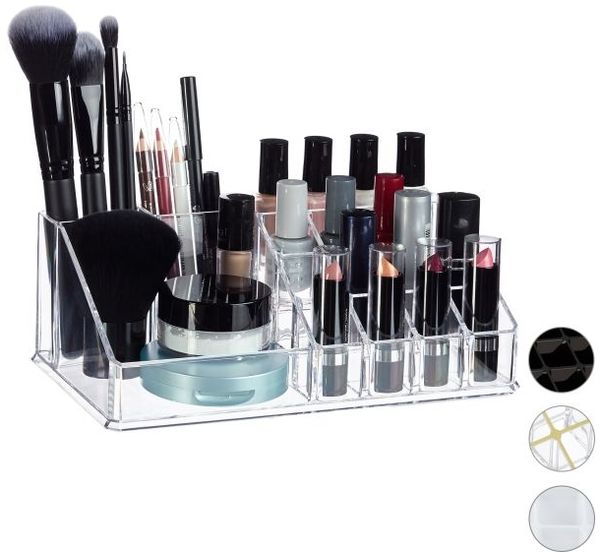 Relaxdays Kosmetikorganizer Acryl