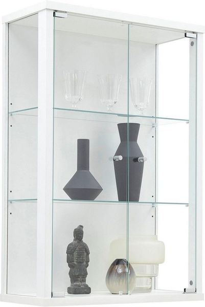 fif möbel Vitrine OPTIMA Hängevitrine/Glasvitrine 2x Glastür,perfekt für Sammler,Sammlervitrine