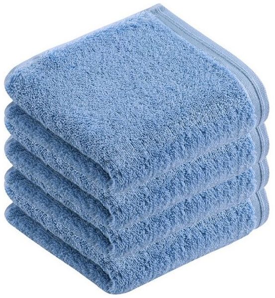 Vossen Gästehandtücher 4er Pack Gästetuch 40 x 60 cm Vegan Life, Frottier (Spar-Set, 4-St), Vegan