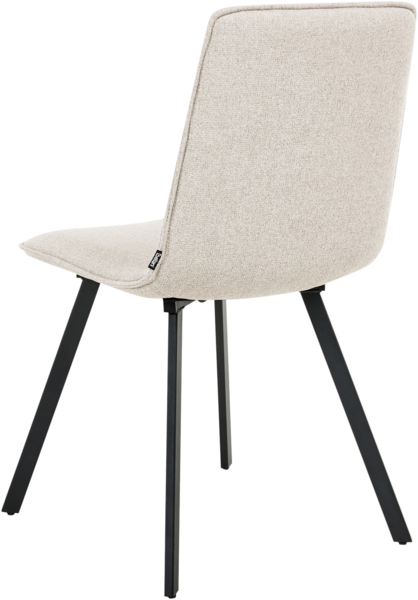 Esszimmerstuhl 2er Set CARVER Stoff Beige Bild 6