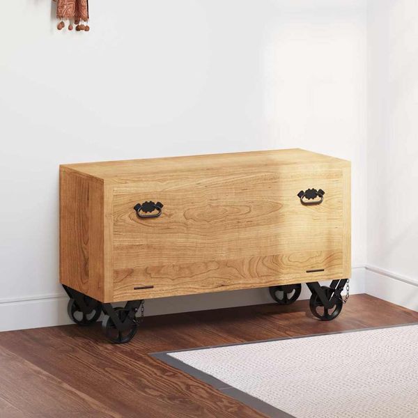vidaXL Schuhschrank 86 x 35 x 55 cm Massivholz Mango 247658