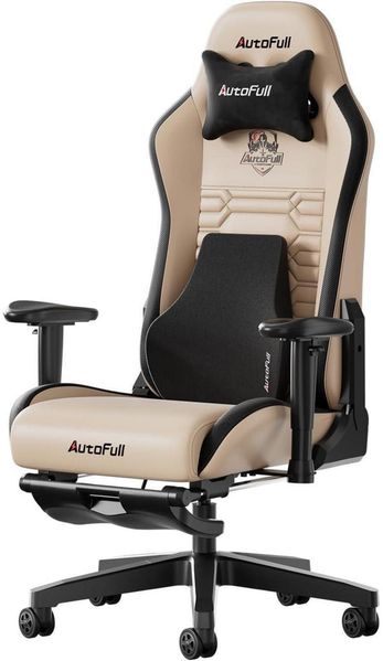 AutoFull C3 Gaming Stuhl Bürostuhl Lordosenstütze Höhenverstellbar