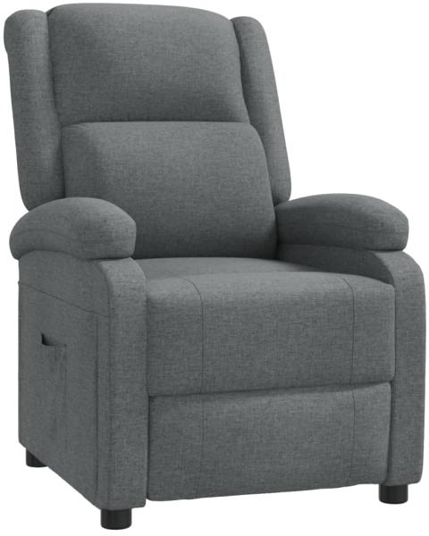 vidaXL Relaxsessel Dunkelgrau Stoff 340182