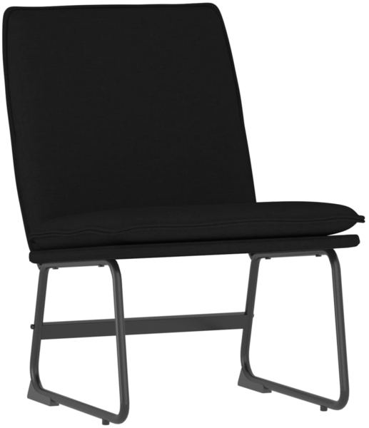 vidaXL Loungesessel Schwarz 52x75x76 cm Stoff 351314