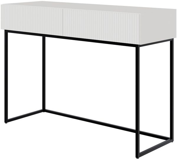 Selsey 'Veldio' Schminktisch mit 2 Schubladen, weiß, ca. 79 x 110 x 40 cm