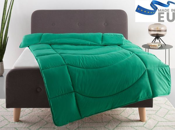 OTTO home Microfaserbettdecke Microlux, Bettdecke 135x200 cm und Übergrößen bis 240x220cm, Füllung: Feuchtigkeitsregulierende 3D Klimafaser (Polyester), Bezug: Microfaser-Feinbatist, fest versteppter Bezug - keine Bettwäsche nötig, Sommer, Winter