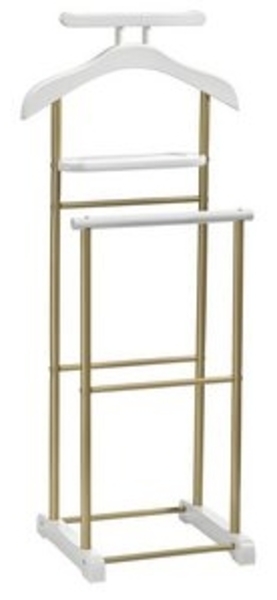 CARO-Möbel Herrendiener MEDINA, Herrendiener Kleider Stange mit Ablage Kleiderständer Stummer Diener B Bild 6