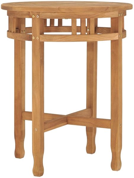 vidaXL Bistrotisch Ø60x60 cm Teak Massivholz 315463