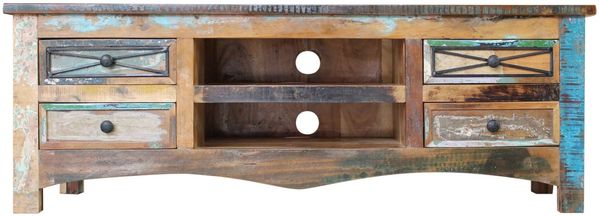 TV-Board Altholz 140x45x50 mehrfarbig lackiert NATURE OF SPIRIT #01