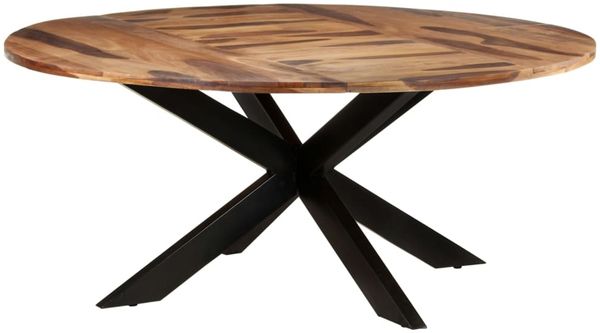 vidaXL Esstisch Rund 175x75 cm Akazienholz Honigfarben 321686
