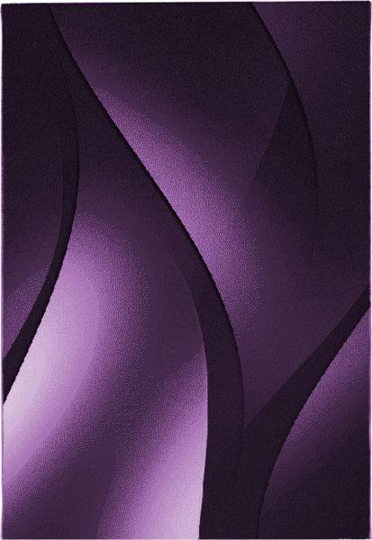 Kurzflor Teppich Pago Läufer - 80x150 cm - Lila