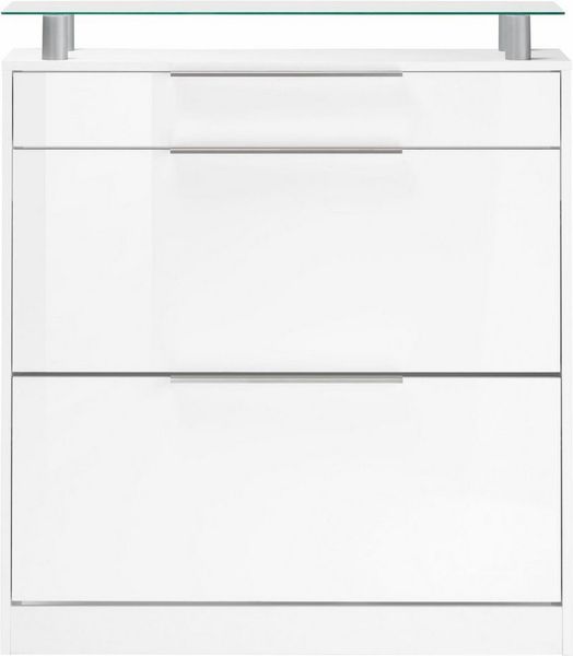 borchardt Möbel Schuhschrank Oliva Breite 89 cm, stehend, mit 2 Doppeltrommeln und 1 Schubkasten