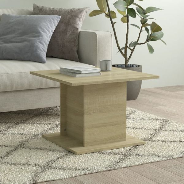 vidaXL Couchtisch Sonoma-Eiche 55,5x55,5x40 cm Holzwerkstoff 810319