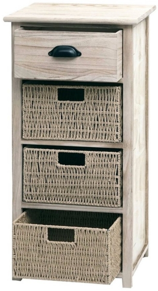 MCW Kommode MCW-K84, Mit Schublade und 3 Körben, Inkl. Fußbodenschoner Bild 5
