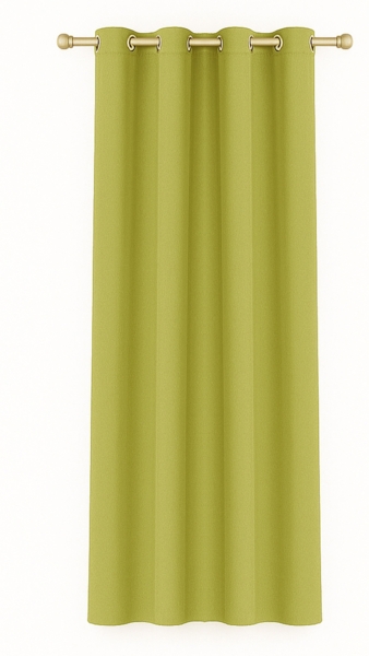 Bestlivings Blickdichte, Gardine mit Ösen, in vielen Größen und Farben 140x175 cm Grün