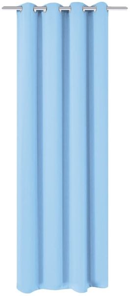 vidaXL Verdunkelungsvorhang mit Metallösen 270 x 245 cm Türkis 132209