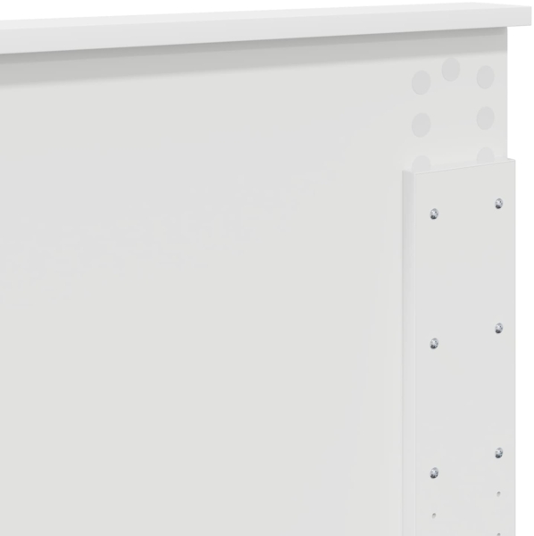 vidaXL Bettrahmen mit Kopfteil Weiß 120x200 cm Holzwerkstoff 3407904 Bild 10