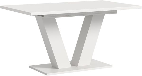 Kulissen-Esstisch >Motion< ausziehbar bis 190cm, in Weiß - 150/190x76x90cm (BxHxT)