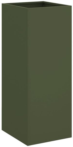 vidaXL Pflanzkübel Olivgrün 32x29x75 cm Stahl 841574 Bild 6