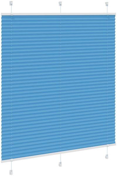 vidaXL Plissee Blau 115x150 cm Stoffbreite 114,4 cm Polyester 4015197 Bild 3