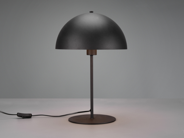 Trio Leuchten 'Nola' Tischleuchte, Metall schwarz matt/goldfarbig, E27 Bild 3