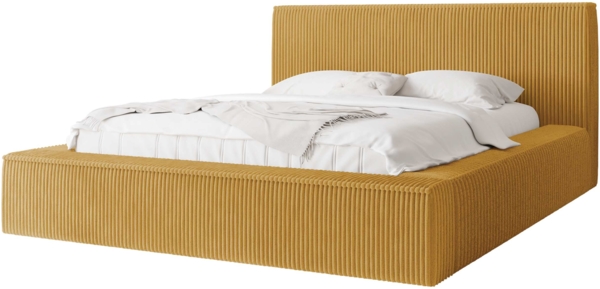 Polsterbett mit bettkasten Gerozza, Stoff: Cord (Top Sztruks 48, 160 x 200 cm)