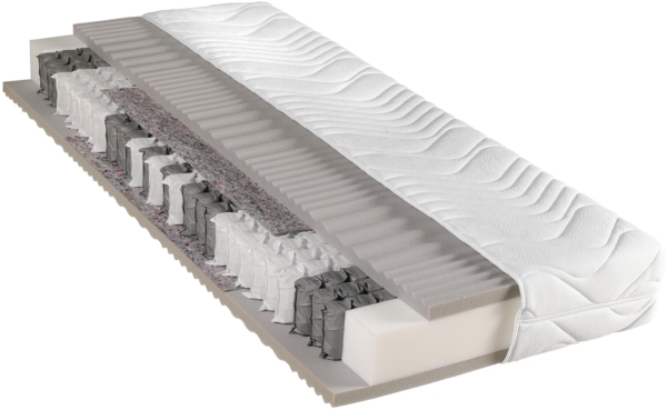 7-Zonen-Taschenfederkern-Matratze Maxima Plus – Made in Germany 100x200 H4
