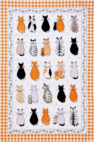 Ulster Weavers Geschirrtuch Cats In Waiting 2026, (1-tlg, 1-teilig), 100% Baumwolle 48x74cm Küchentuch