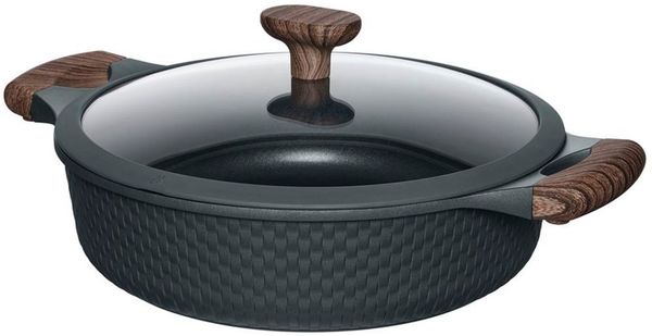 RESTO Kitchenware Bräter Ran, Kochtopf antihaftbeschichtet und spülmaschinenfest, Aluminiumguss (2-tlg), Geeignet für alle Herdarten, auch Induktion, im Geschenkkarton
