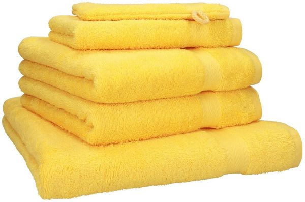 Betz Handtuch Set 5-TLG. Premium 1 Duschtuch 2 Handtücher 1 Gästetuch 1 Waschhandschuh, 100% Baumwolle