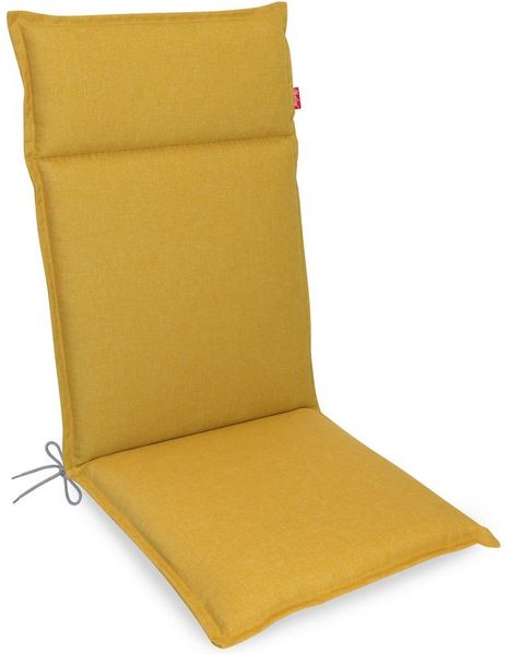 Herlag Hochlehnerauflage Bea Gartenstuhlauflage Hochlehner Wasserabweisend 120x50x4,5cm, (1 St), Polsterauflage für Klappstühle mit UV- & Fleckschutz