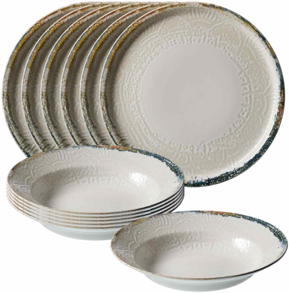 Ritzenhoff & Breker Alfonso Pizza- und Pasta Set 12-teilig